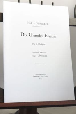 Geispieler F - 10 Grandes Etudes for Clarinet