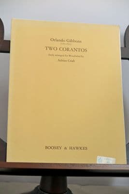 Gibbons O - Two Corantos for Woodwind arr Cruft A