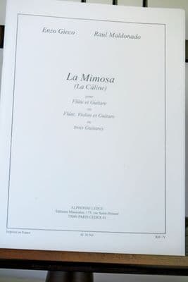 Gieco E & Maldonado R - La Mimosa (La Caline) for Flute & Guitar