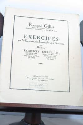 Gillet F - Exercises on Scales, Intervals & Staccato for the Oboe