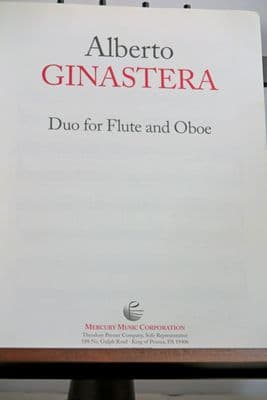 Ginastera A - Duo for Flute & Oboe