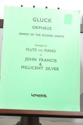 Gluck C W - Dance of the Blessed Spirits from Orpheus for Fllute & Piano arr Francis J & Silver M