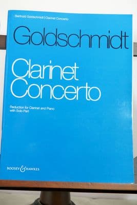 Goldschmidt B - Clarinet Concerto for Clarinet & Piano