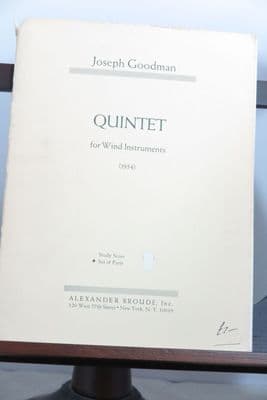Goodman J - Quintet for Wind Instruments