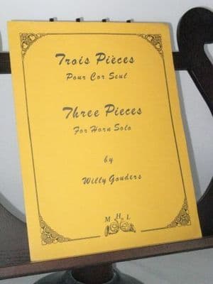 Gouders W - Three Pieces for Solo Horn
