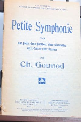 Gounod C - Petite Symphonie for Flute 2 Oboes 2 Clarinets 2 Horns & 2 Bassoons (Score only)
