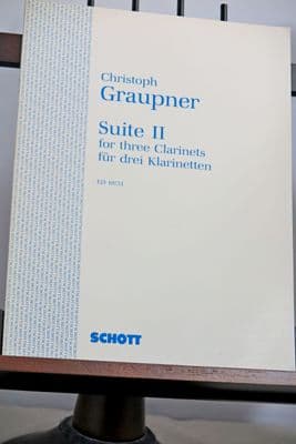 Graupner C - Suite No 2 for 3 Clarinets