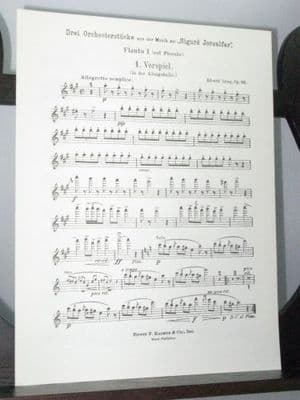 Grieg E - Sigurd Jorsalfar Orchestral Suite Op 56 Flute 1 Part