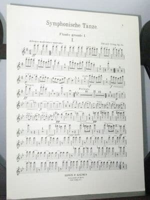 Grieg E - Symphonic Dances Op 64 Flute 1 Part