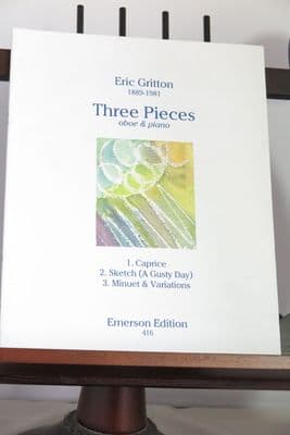 Gritton E - Three Pieces for Oboe & Piano