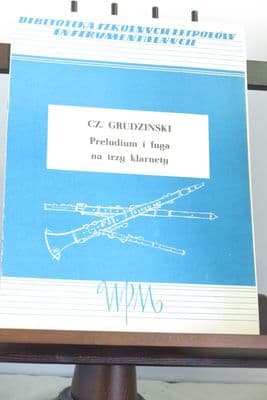 Grudzinski C - Prelude & Fugue for 3 Clarinets