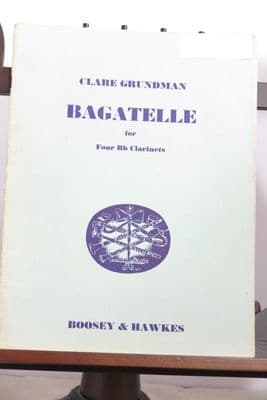 Grundman C - Bagatelle for Four B Flat Clarinets