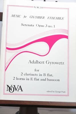 Gyrowetz A - Serenata Op 3 No 1 for 2 Clarinet 2 Horns & Bassoon