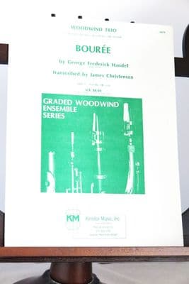 Handel G F - Bouree for Woodwind Trio arr Christensen J [INCOMPLETE]