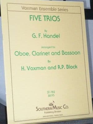Handel G F - Five Trios arr Voxman H & Block R P