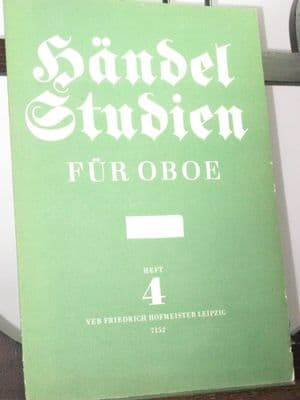 Handel G F - Handel Studies for Oboe Vol 4 Oratorios & Operas