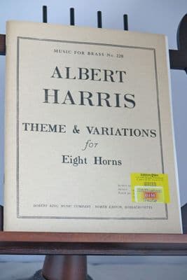 Harris A - Theme & Variations for 8 Horns