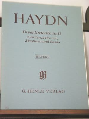 Haydn J - Divertimento in D Hob II:8 for 2 Flutes 2 Horns 2 Violins & Bass