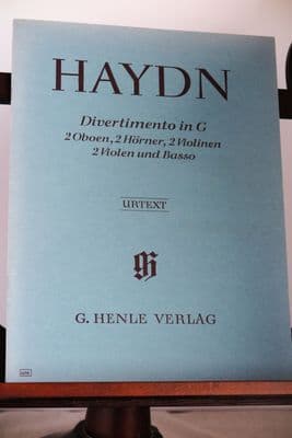 Haydn J - Divertimento in G H II:9