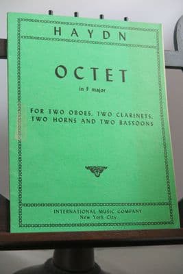 Haydn J - Octet in F for 2 Oboes 2 Clarinets 2 Horns 2 Bassoons