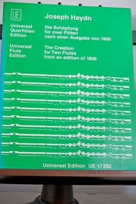 Haydn J - The Creation for 2 Flutes from an edition of 1806