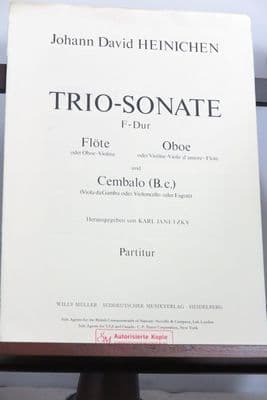 Heinichen J D - Trio Sonata in F for Flute Oboe & Harpsichord