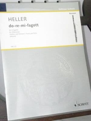 Heller B - do-re-mi-fagott for 4 Bassoons