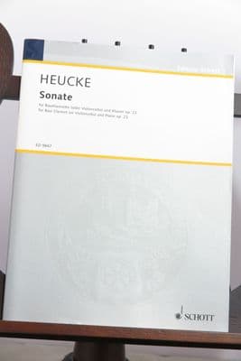 Heucke S - Sonata in B Flat Op 23 for Bass Clarinet (or Cello) & Piano