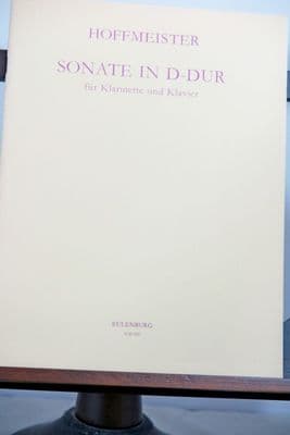 Hoffmeister F A - Sonata in D for Clarinet & Piano
