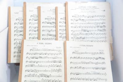 Holst G - A Fugal Concerto Op 40 No 2 for Flute & Oboe with String Accompaniment