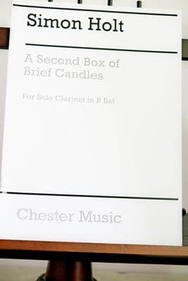 Holt S - A Second Box of Brief Candles for Solo Clarinet