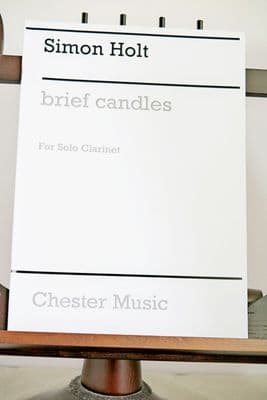 Holt S - Brief Candles for Solo Clarinet