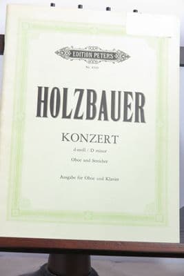 Holzbauer I - Concerto in D Minor for Oboe & Piano arr Creuzburg H