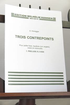 Honegger A - Prelude a Deux Voix (No 1 from Trois Contrepoints) for Oboe & Cello