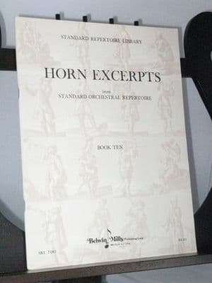 Horn Excerpts from Standard Orchestral Repertoire Book 10