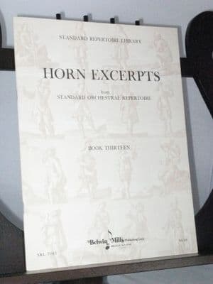 Horn Excerpts from Standard Orchestral Repertoire Book 13