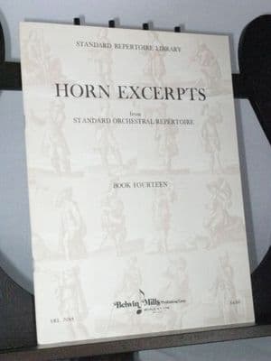 Horn Excerpts from Standard Orchestral Repertoire Book 14