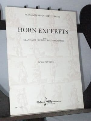 Horn Excerpts from Standard Orchestral Repertoire Book 16