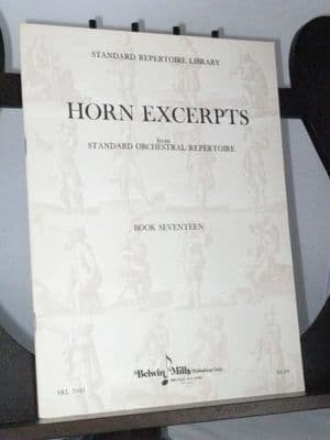 Horn Excerpts from Standard Orchestral Repertoire Book 17