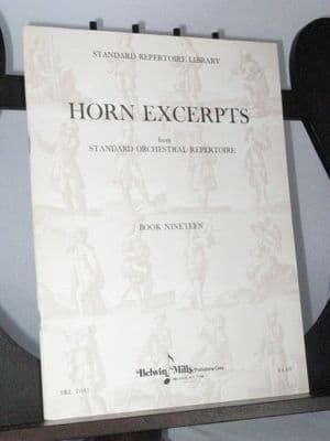 Horn Excerpts from Standard Orchestral Repertoire Book 19