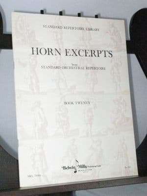 Horn Excerpts from Standard Orchestral Repertoire Book 20