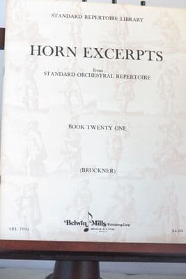 Horn Excerpts from Standard Orchestral Repertoire Book 21 (Bruckner)