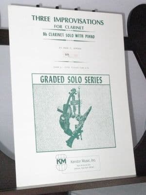 Howard D C - Three Improvisations for Clarinet & Piano