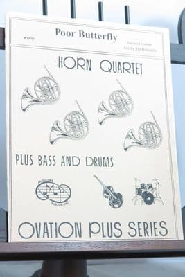 Hubbell R - Poor Butterfly for Horn Quartet arr  Holcombe B