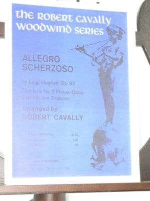 Hughes L - Allegro Scherzoso for 2 Flutes Oboe Clarinet & Bassoon arr Cavally R
