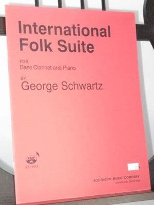 International Folk Suite for Bass Clarinet & Piano arr Schwartz G W
