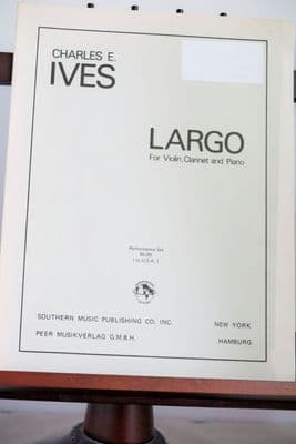 Ives C E - Largo for Violin Clarinet & Piano