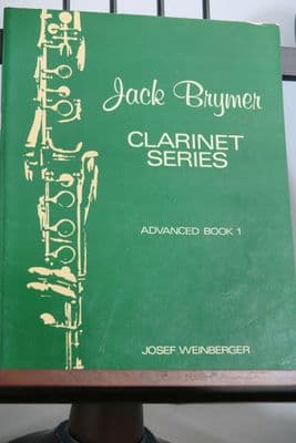 Jack Brymer Clarinet Series Advanced Book 1 for Clarinet & Piano