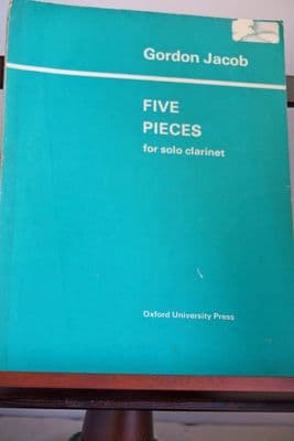 Jacob G - Five Pieces for Solo Clarinet