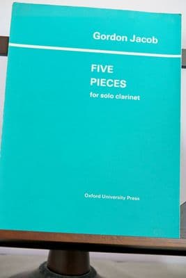 Jacob G - Five Pieces for Solo  Clarinet